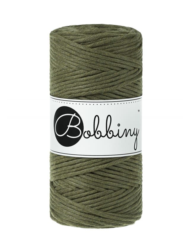 Makramee Flechtkordel/ Garn/ Schnur Avocado 3MM 100M (330g), Bobbiny