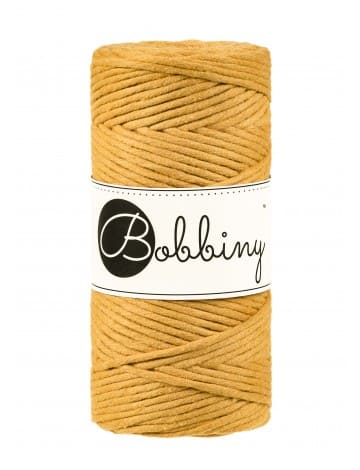 Makramee Flechtkordel/ Garn/ Schnur Mustard 3MM 100M (330g), Bobbiny
