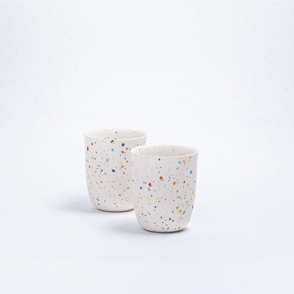 Keramik Becher/ Tasse „Party“ 220ml, egg back home