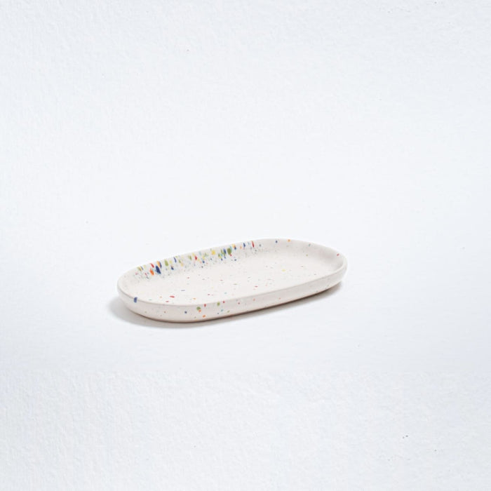 Keramik Tablett „Party Mini Tray“, egg back home
