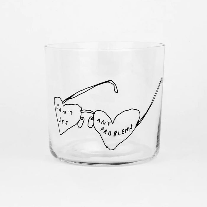 Glas mit Spruch 350ml, yahya studio
