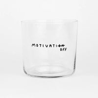 Glas mit Spruch 350ml, yahya studio