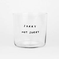 Glas mit Spruch 350ml, yahya studio