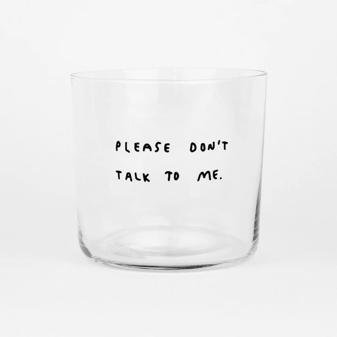 Glas mit Spruch 350ml, yahya studio