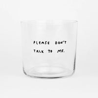 Glas mit Spruch 350ml, yahya studio