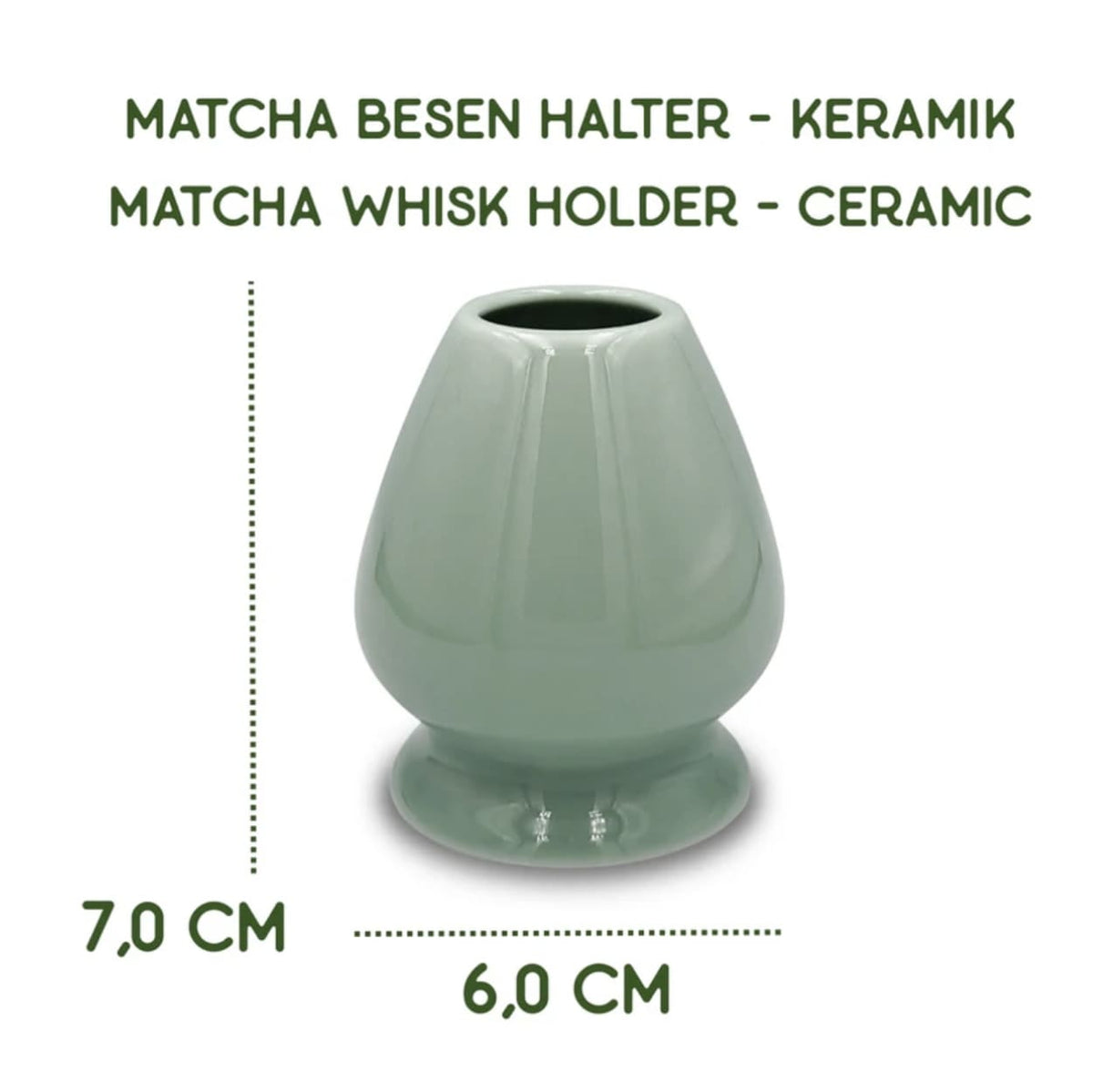 Matcha Besen Halter aus Keramik, matchapassion