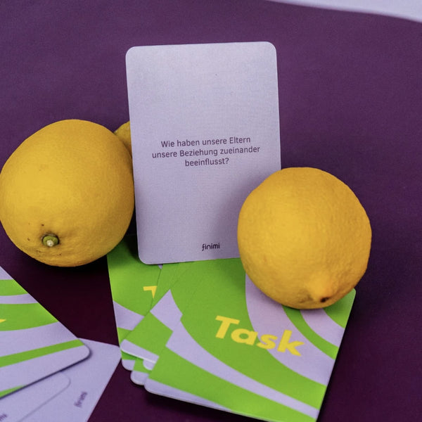 Spiel “Ask & Task für Geschwister “, finimi