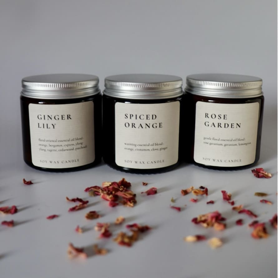 Sojawachs-Kerze mit ätherischen Ölen, Choice Naturseifen