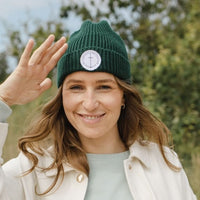 Beanie Knit Rib „Oh Captain my Captain“ , Femme de Marin