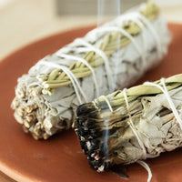 Räucherbündel „weißer Salbei & Sweetgrass“, oh shanti