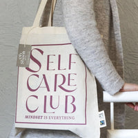 Jutebeutel „self care club“, oh shanti