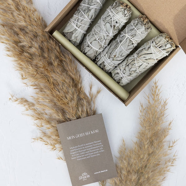 Räucherbündel „weißer Salbei“, oh shanti