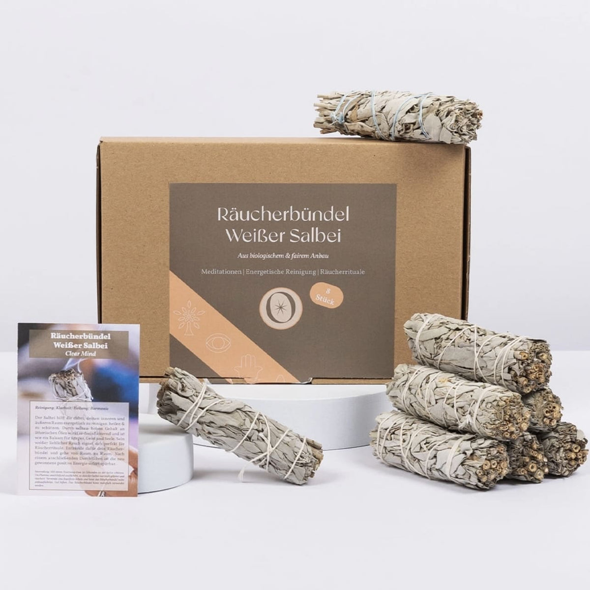 Räucherbündel „weißer Salbei“, oh shanti