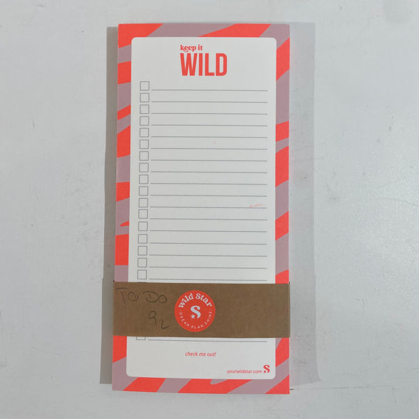 Notizblock To Do, wildstar