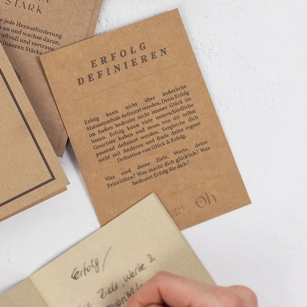 Achtsamkeitskarten Affirmationskarten, oh shanti