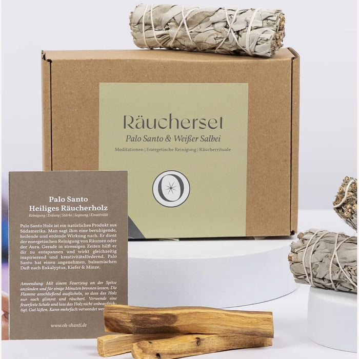 Räucherset „Palo Santo & Weißer Salbei“, oh shanti