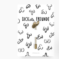 Pin „dickste freunde“ Gold, typealive