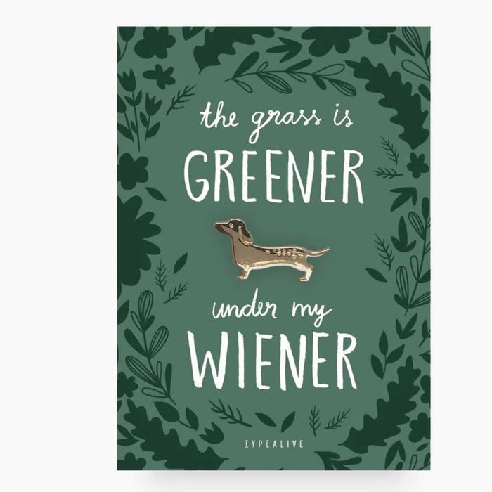 Pin „Wiener-Dackel“ Gold, typealive