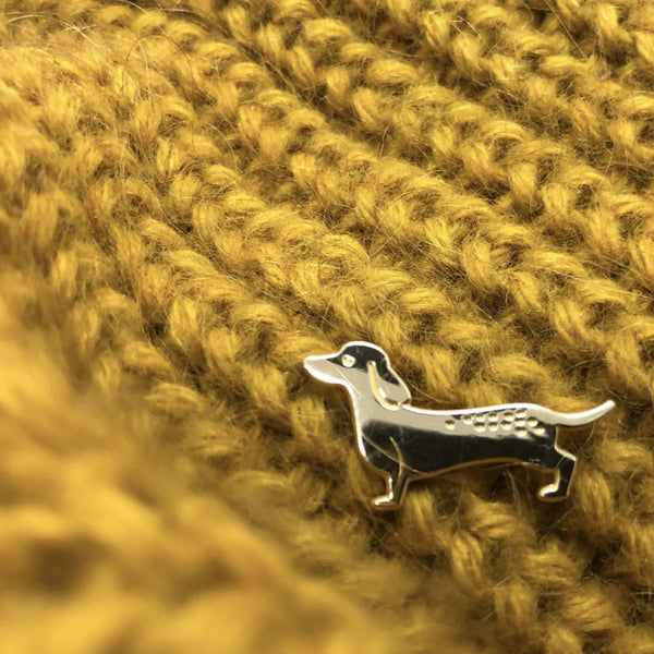 Pin „Wiener-Dackel“ Gold, typealive