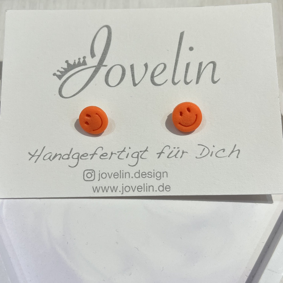 Ohrringe "Smiley" ,  jovelin x Manufaktur & Kontor