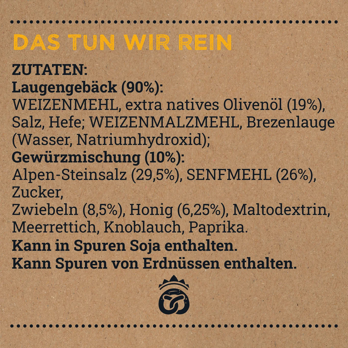 Breznstückerl Honig Senf, Munich Munch