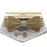 Holzfliege „Zebra“ grau, Woodenlove