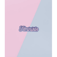 Bügelsticker ‘feministe’ , malicieuse