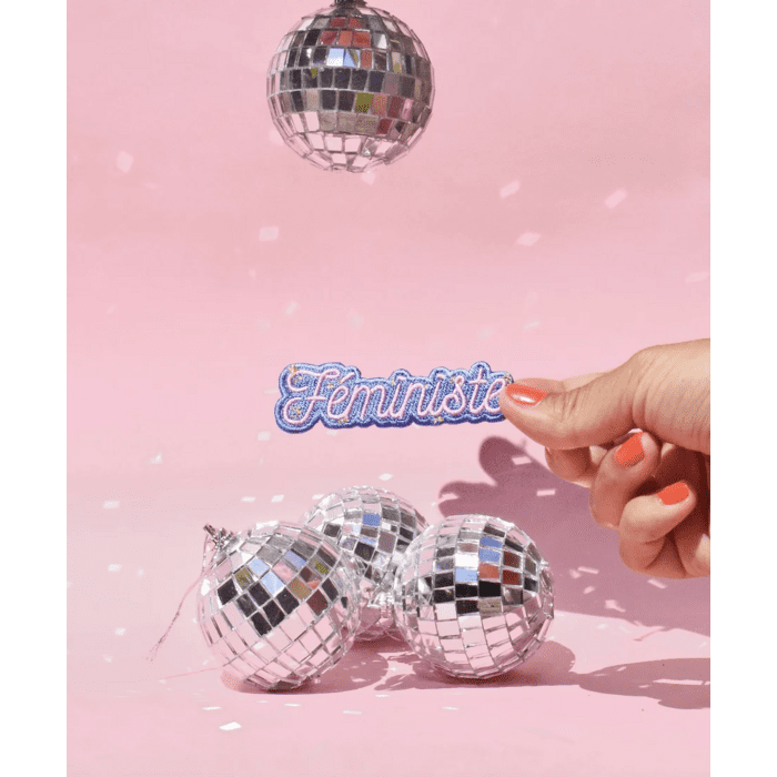 Bügelsticker ‘feministe’ , malicieuse
