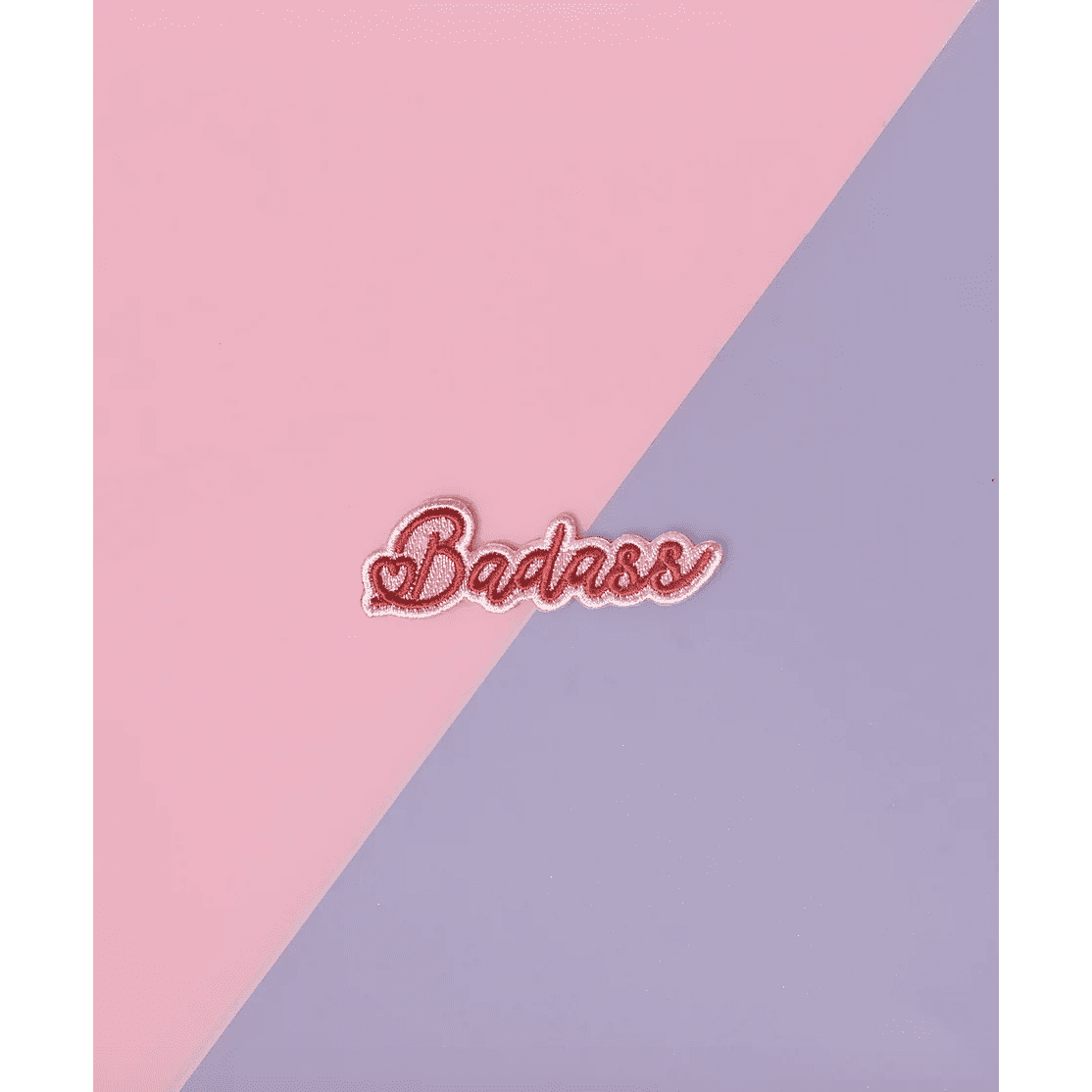 Bügelsticker ‘badass’ , malicieuse