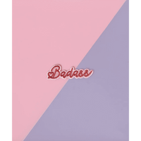 Bügelsticker ‘badass’ , malicieuse
