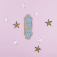 Bügelsticker ‘Skateboard Roule ma Poule’ , malicieuse
