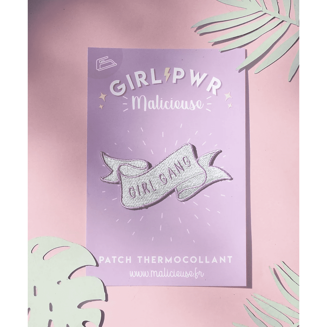 Bügelsticker ‘girl gang’ , malicieuse