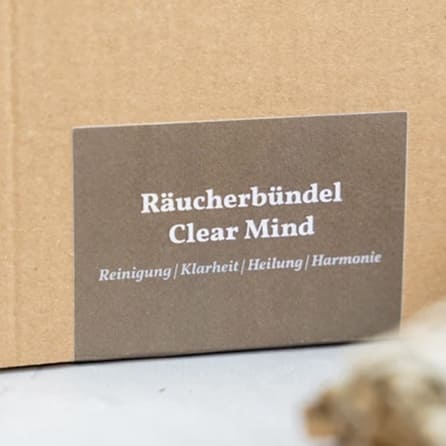 Räucherbündel clear mind „weißer Salbei“, oh shanti