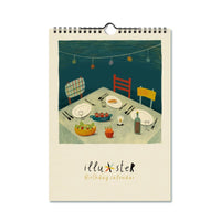 Geburtstagskalender / Birthday calendar, Illuster