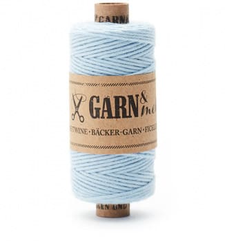 Bäcker-Garn hellblau 2mm (21g), Garn&mehr