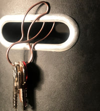 Schlüsselring mit Halteclip dusky rose, keybunny