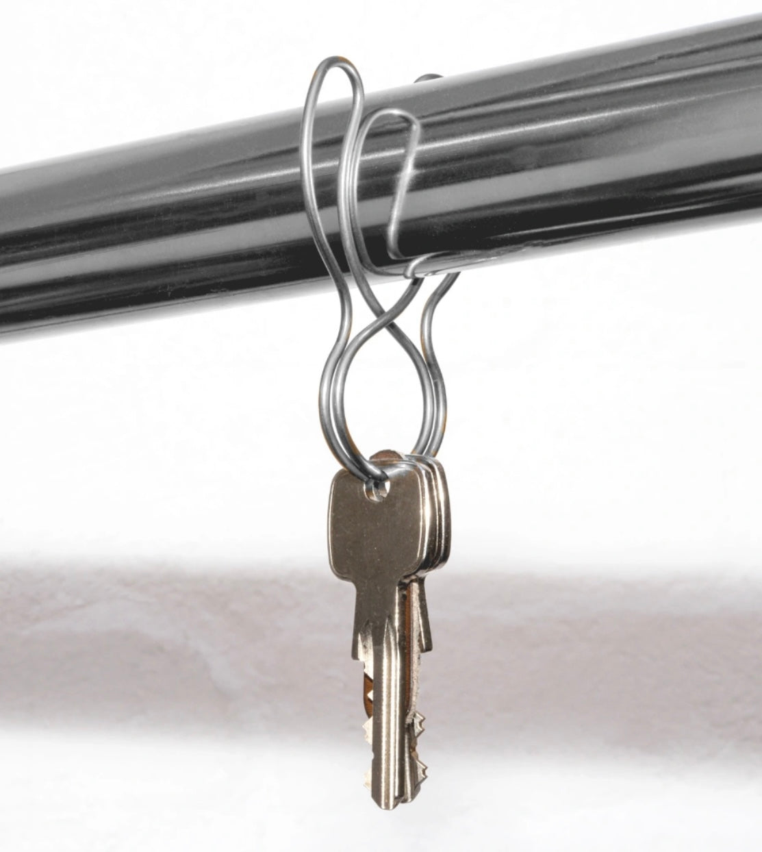 Schlüsselring mit Halteclip simply silver, keybunny