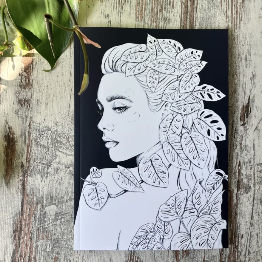 Notizheft A5 „plantlady Monstera adansonii“, plantyintroverts