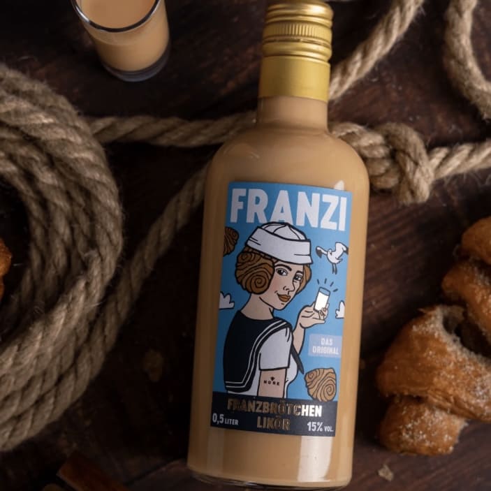 FRANZI – Franzbrötchen -Likör (0,5L/15% VOL.), Nork