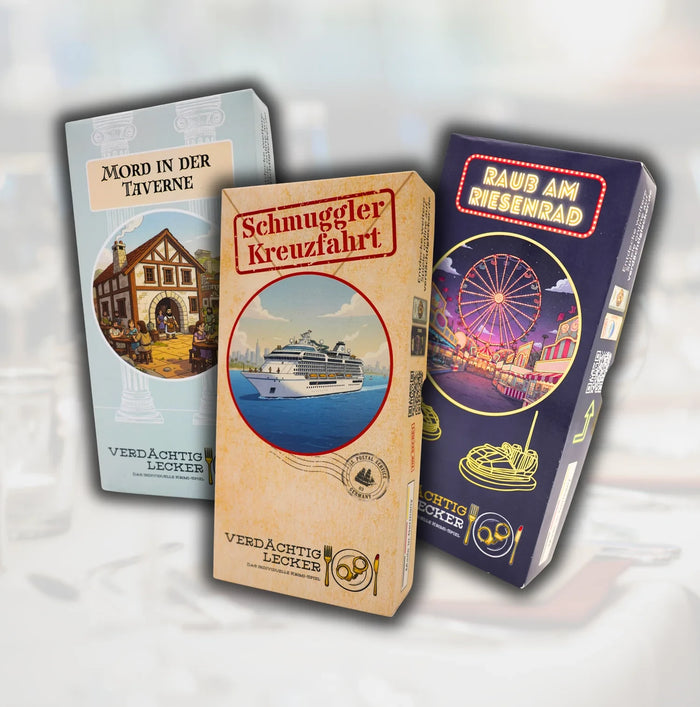 Krimi-Spiel, verdächtig Lecker