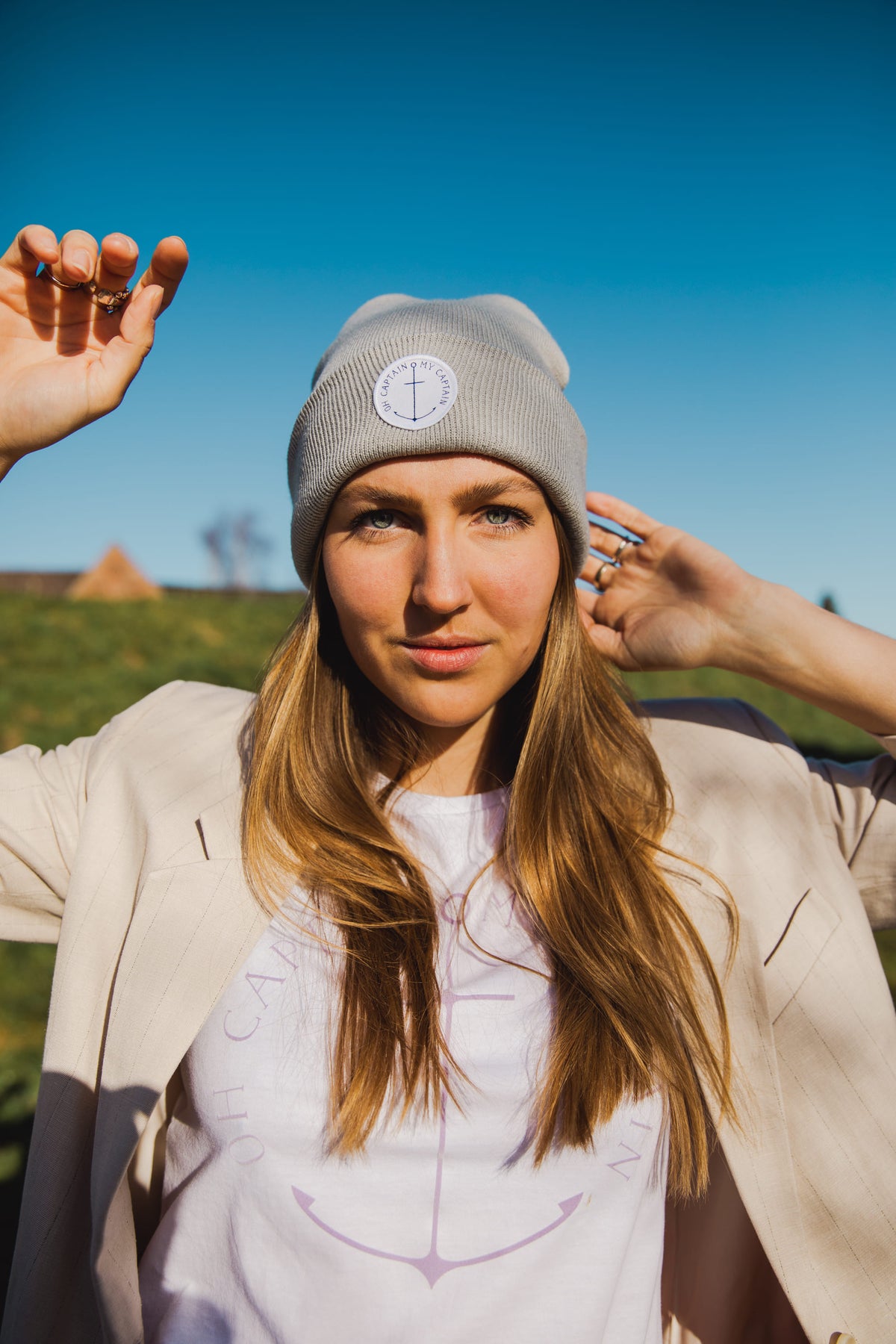 Beanie „Oh Captain my Captain“, Femme de Marin