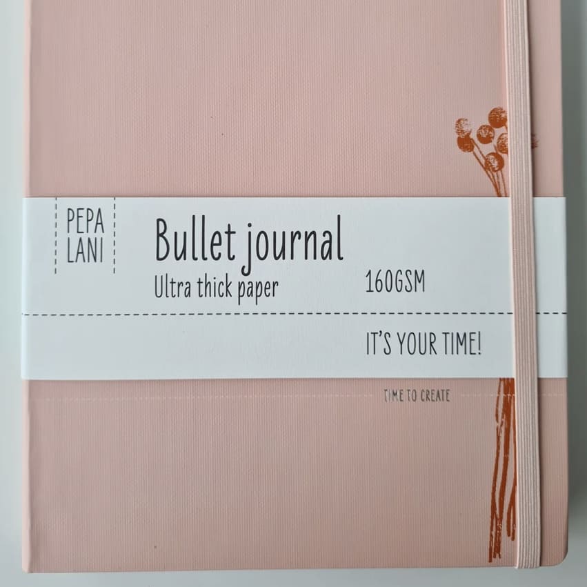 Bullet Journal rosa „time to create“, Pepa Lani