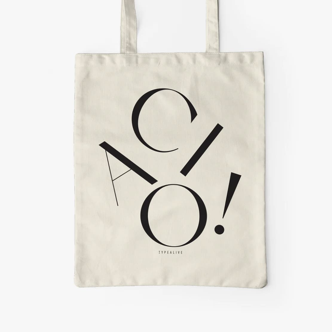 Tote Bag Tasche „Ciao!“, typealive