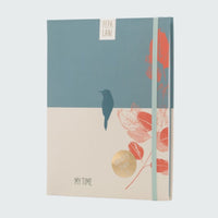Kalender undatiert creme blau „Bird“, Pepa Lani