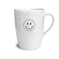 Keramik Becher/ Tasse Smiley, Goldscherben