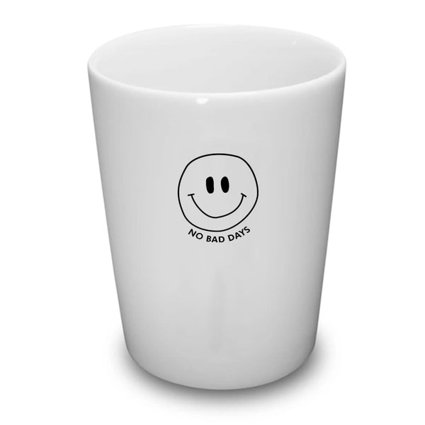 Keramikbecher „no bad days“, Goldscherben