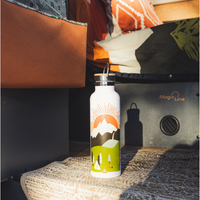Trinkflasche/ Thermosflasche „Mountain Adventure“, Roadtyping