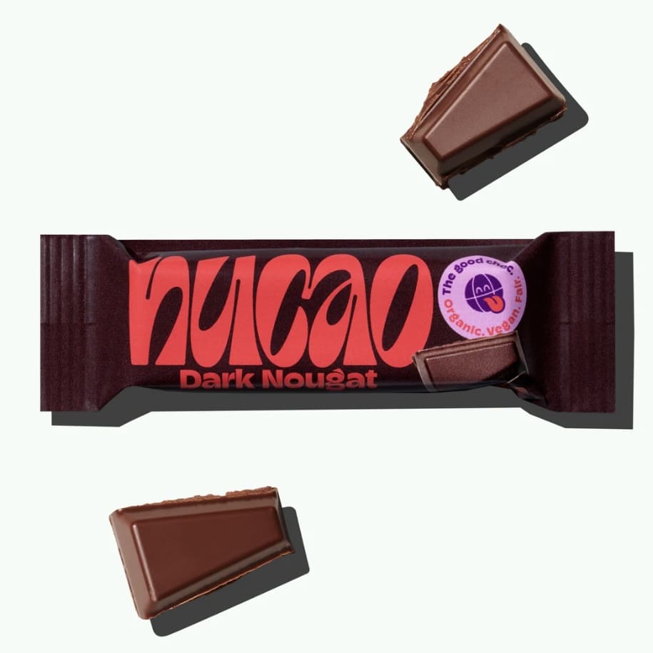 Nucao Dark Nougat Riegel, the nu+company