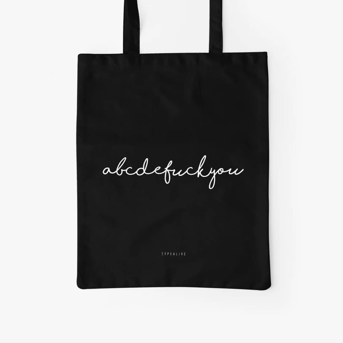 Tote Bag Tasche „abcdefuckyou“, typealive