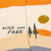 Socken „Wild & free“, Größe 41-46, Roadtyping